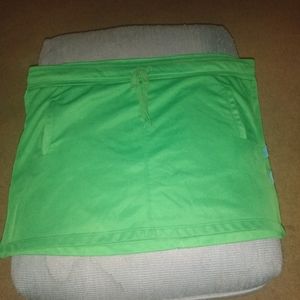 Green skirt